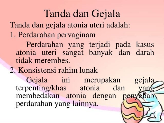 inersia uteri adalah